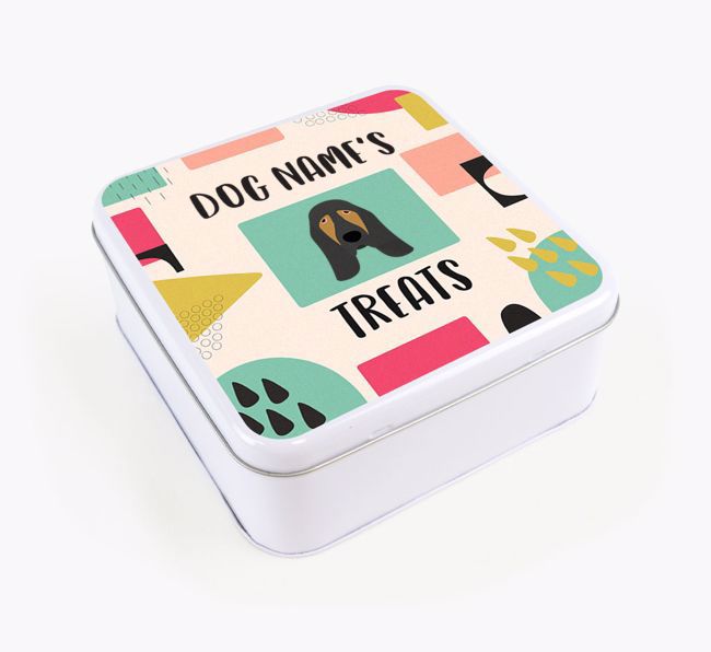 Personalised 'Abstract Design' Square Tin for your {breedFullName}